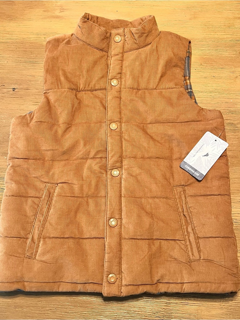 Boys Tommy Bahama Corduroy Puffer Vest